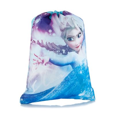 Blue 'Frozen' print trainer bag